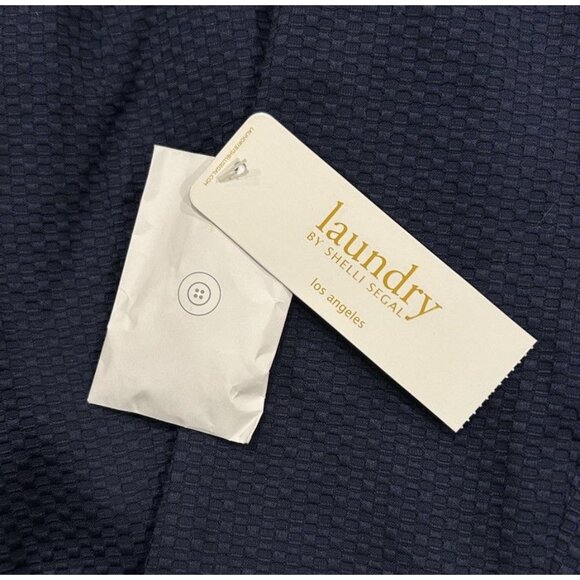 NEW Laundry by Shelli Segal Blazer Jacket Women's Size 10 Navy Professional Work - Picture 10 of 11